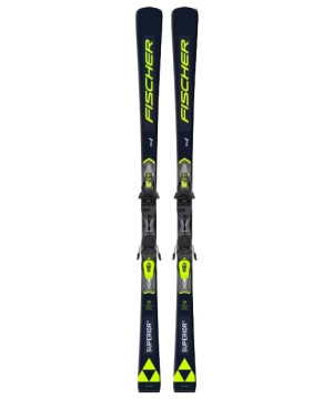 Fischer RC4 WorldCup SC Yellow 17/18 Carving Skis + Z12 Bindings