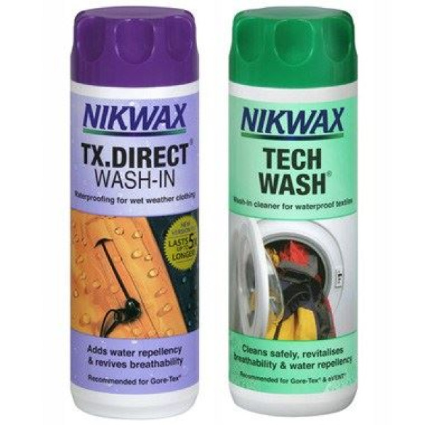 Nikwax Twinpak Twin Tech Wash/TX Direct Wash