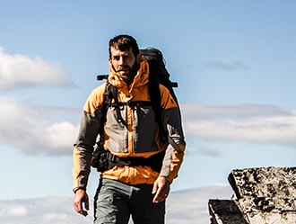 Men's outdoor clothing